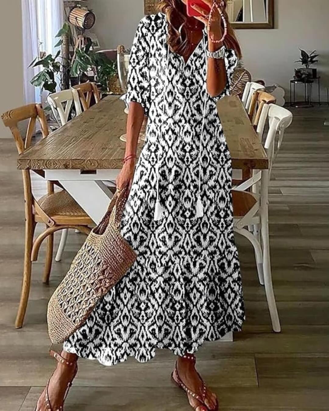 Print Maxi Dress