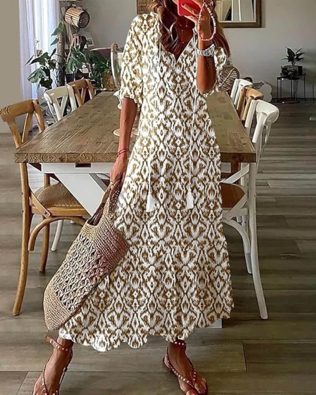 Print Maxi Dress