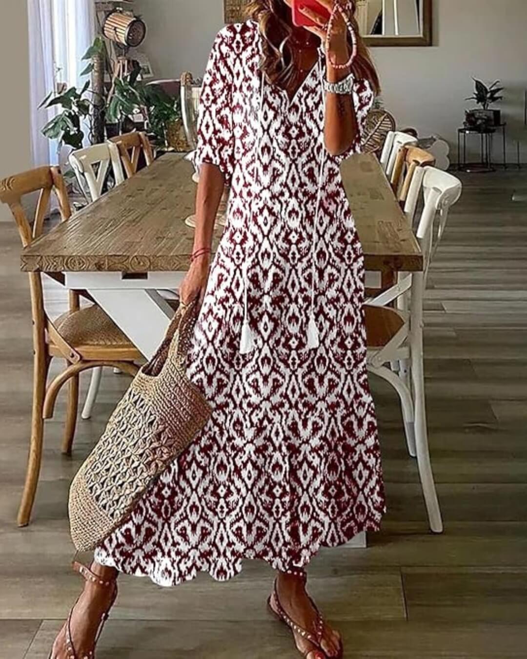 Print Maxi Dress