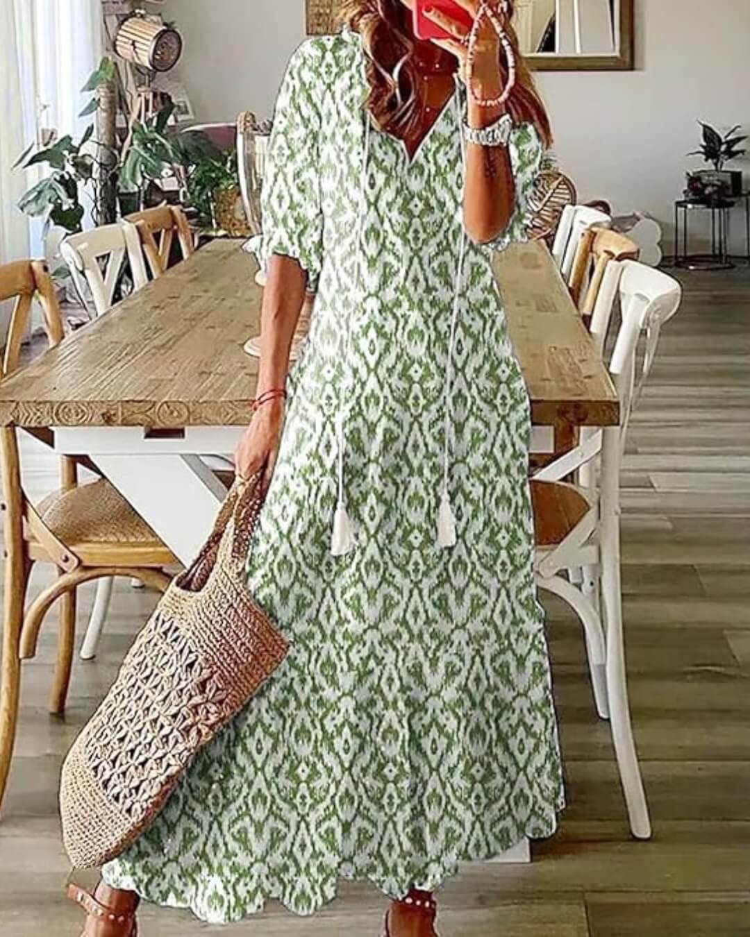 Print Maxi Dress