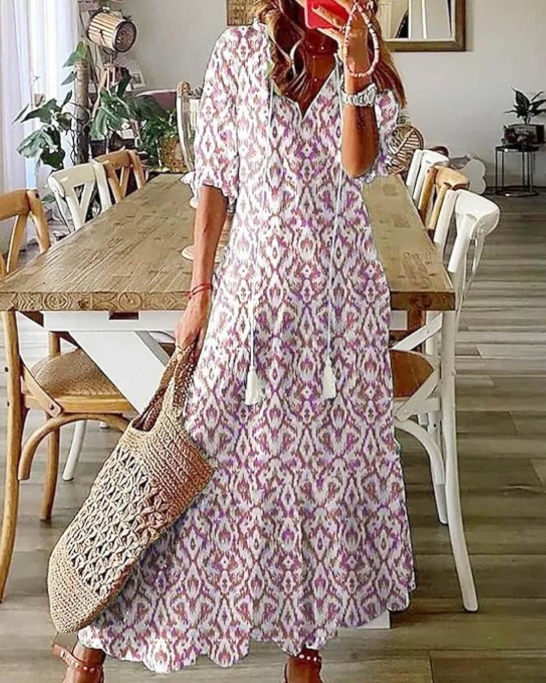 Print Maxi Dress