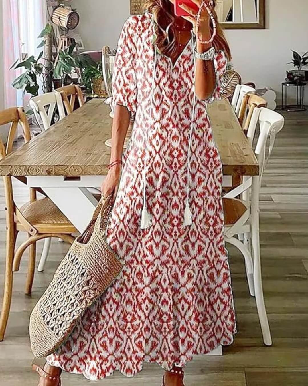 Print Maxi Dress