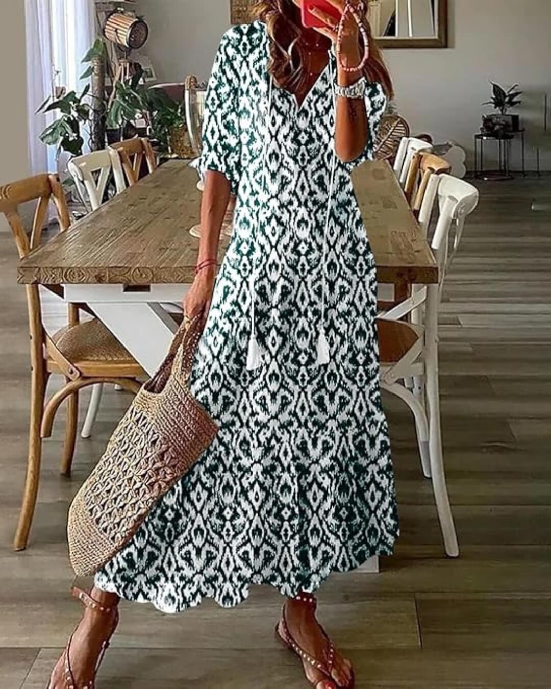 Print Maxi Dress