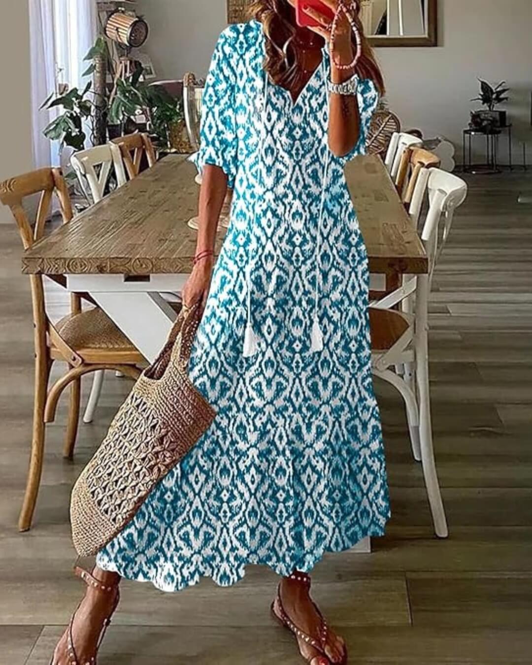 Print Maxi Dress