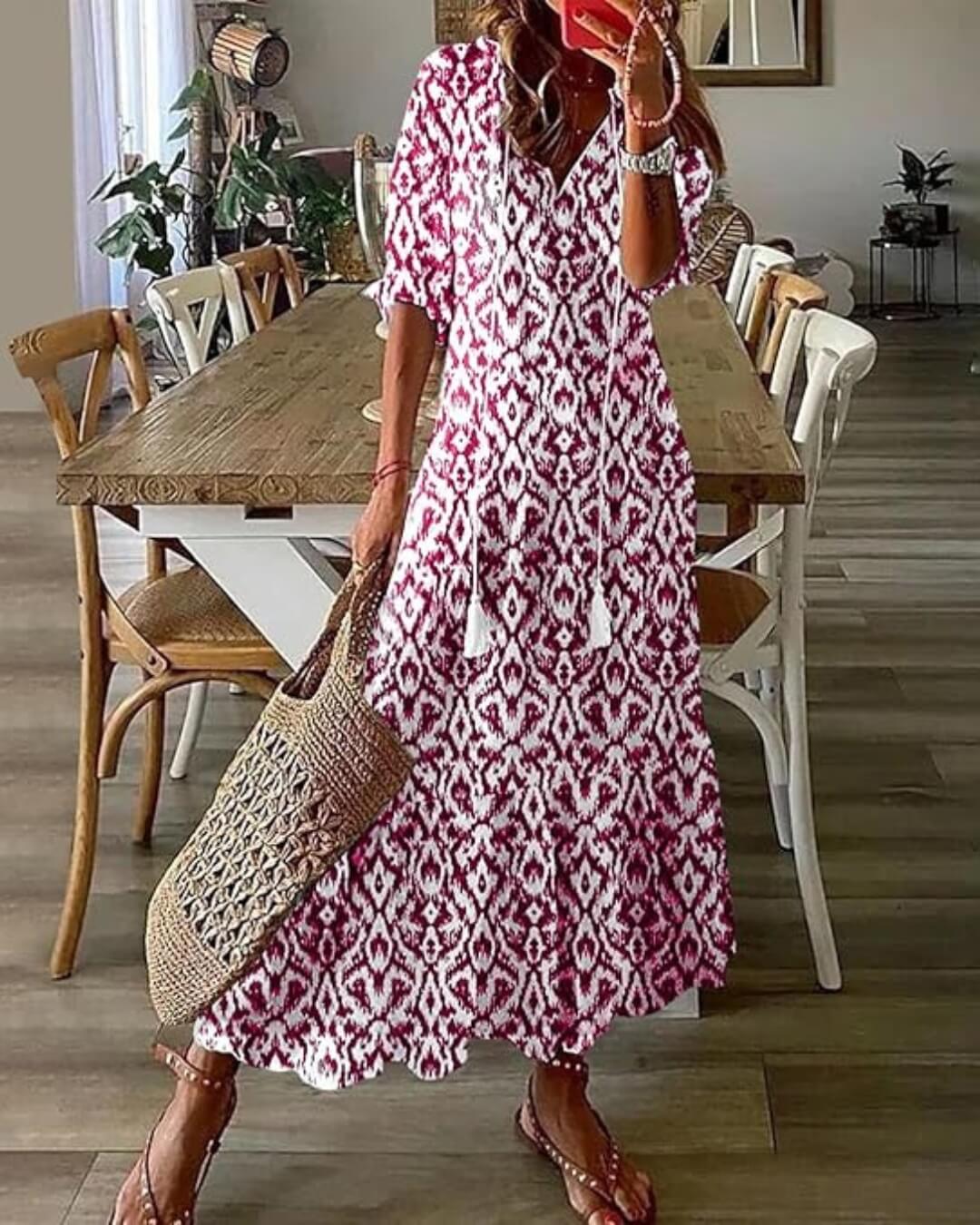 Print Maxi Dress