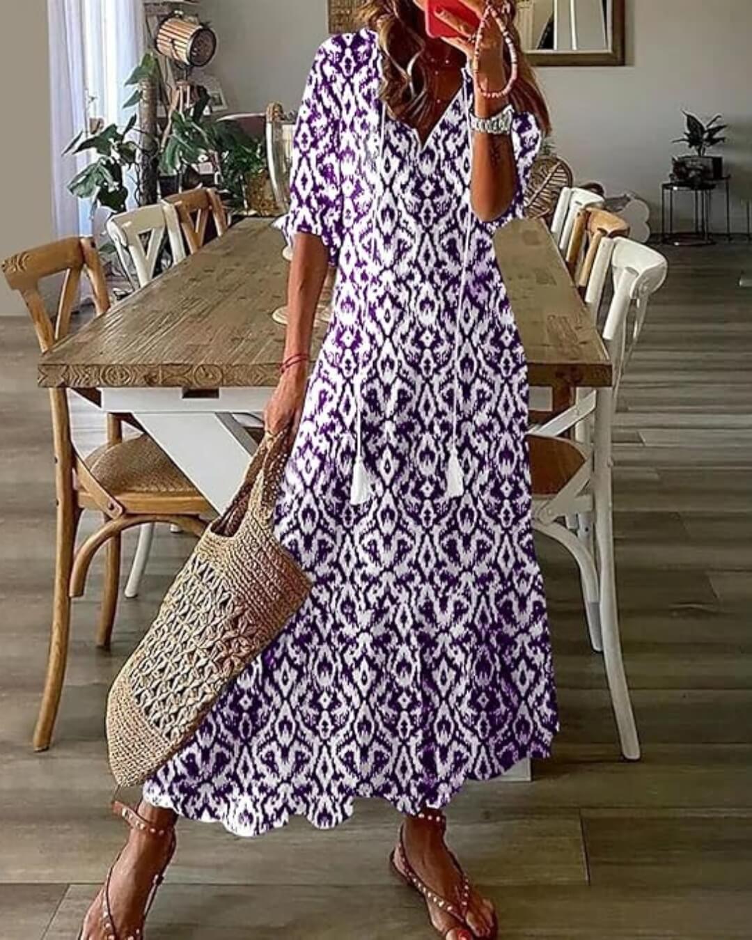 Print Maxi Dress