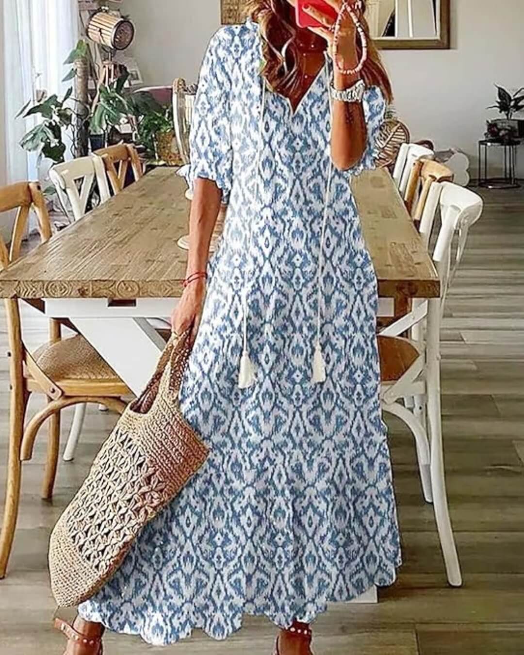 Print Maxi Dress