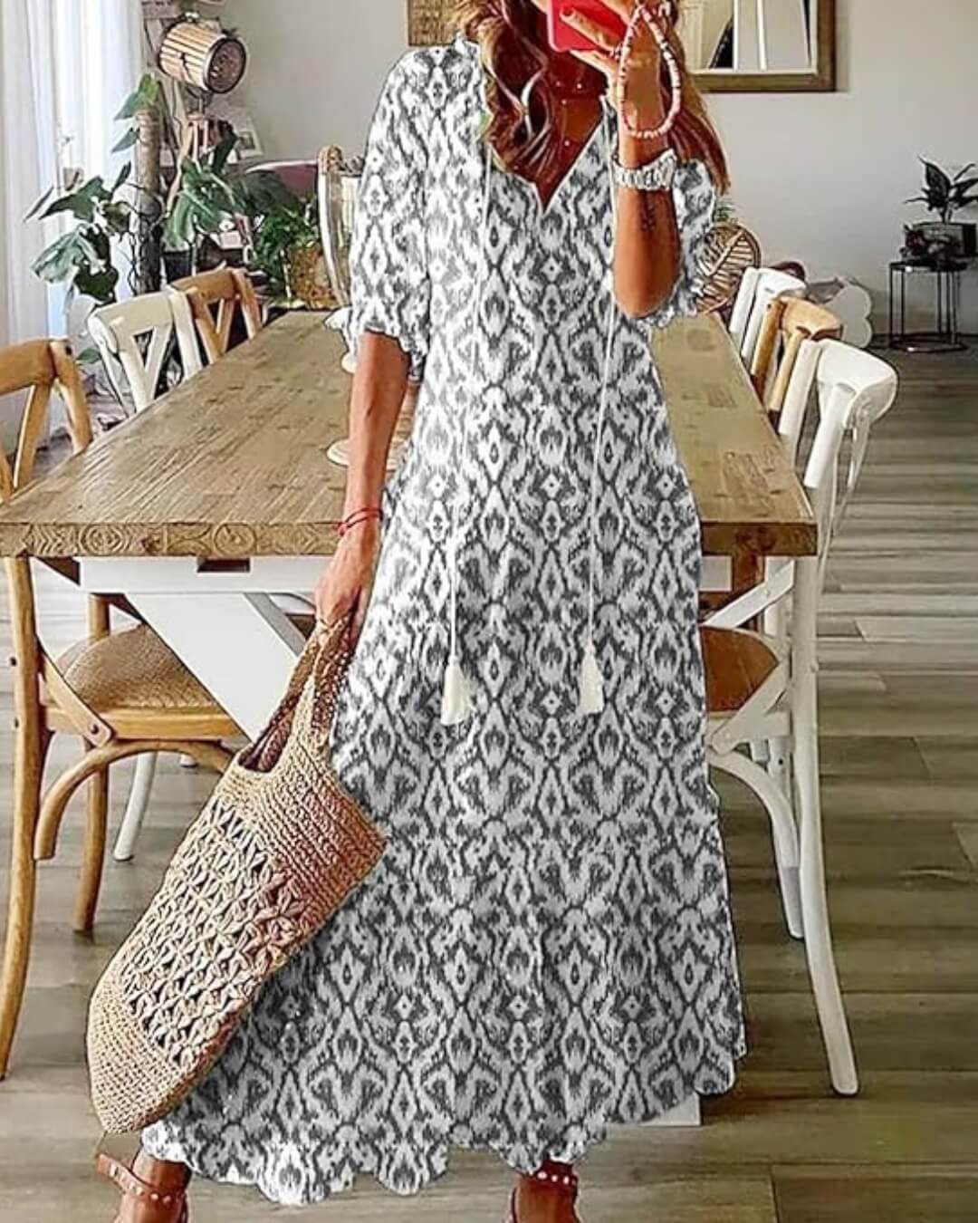 Print Maxi Dress