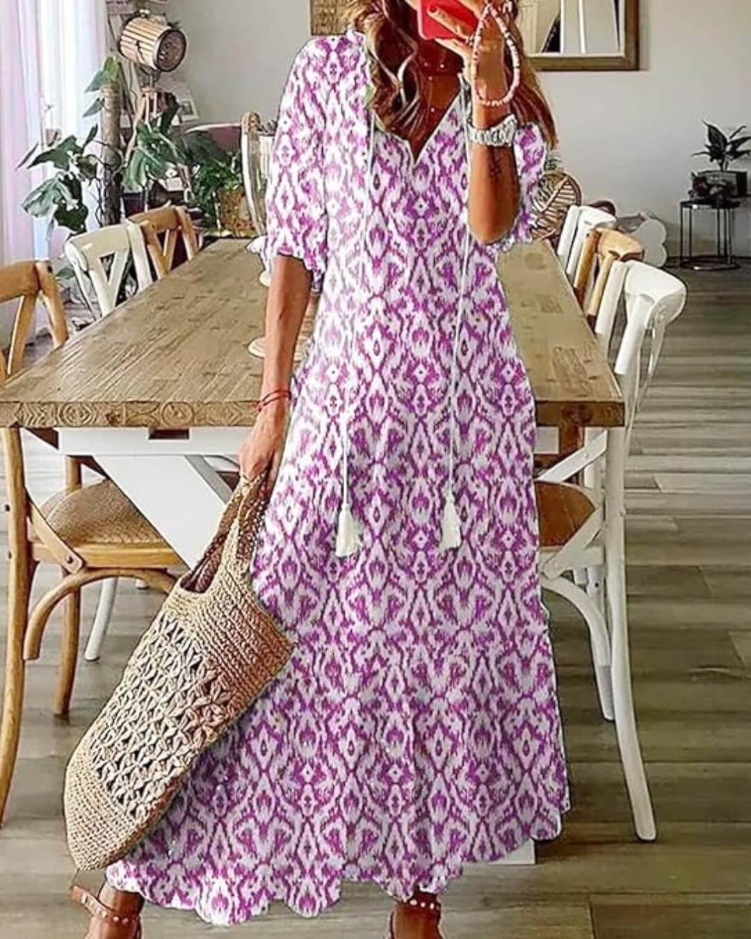 Print Maxi Dress