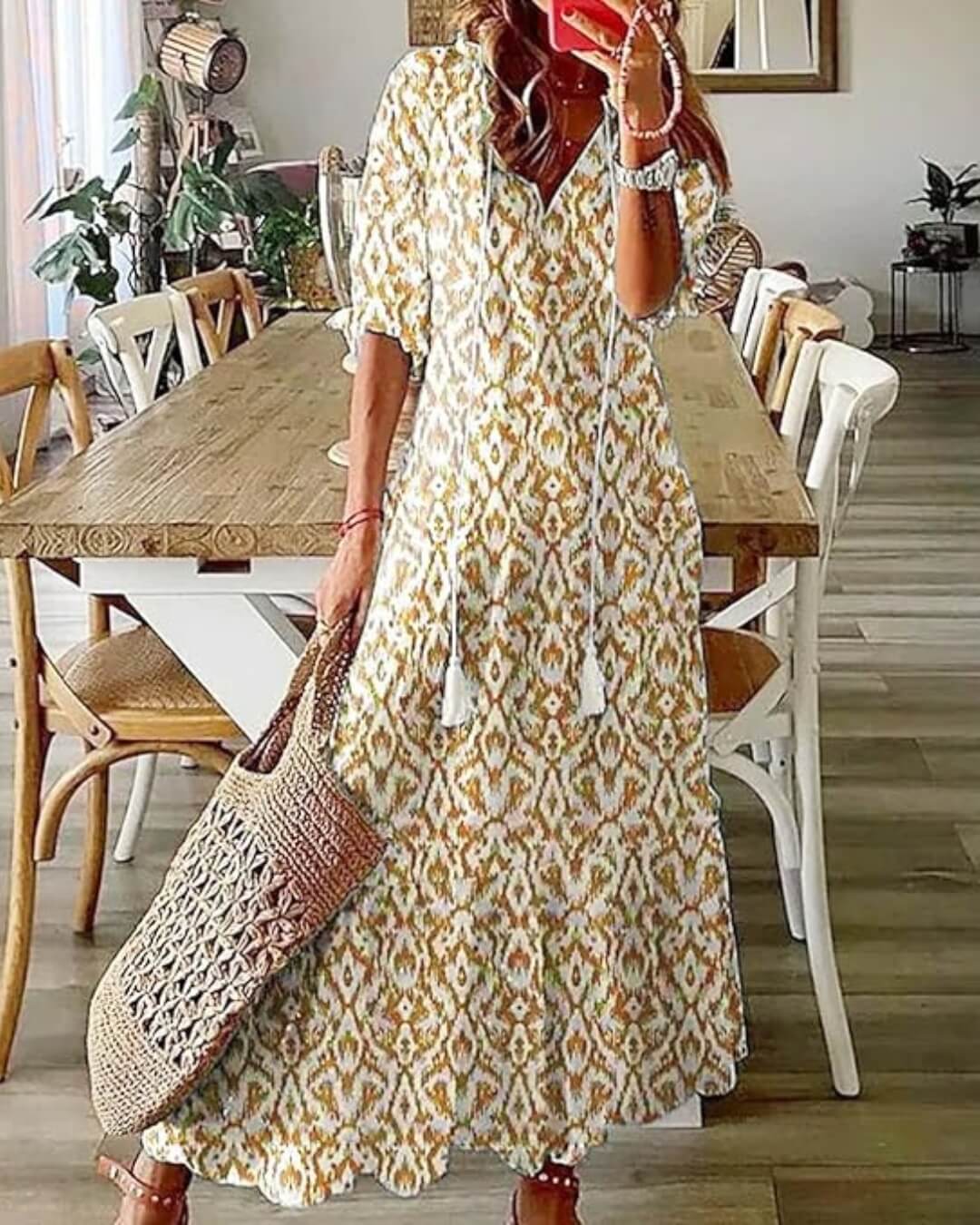 Print Maxi Dress