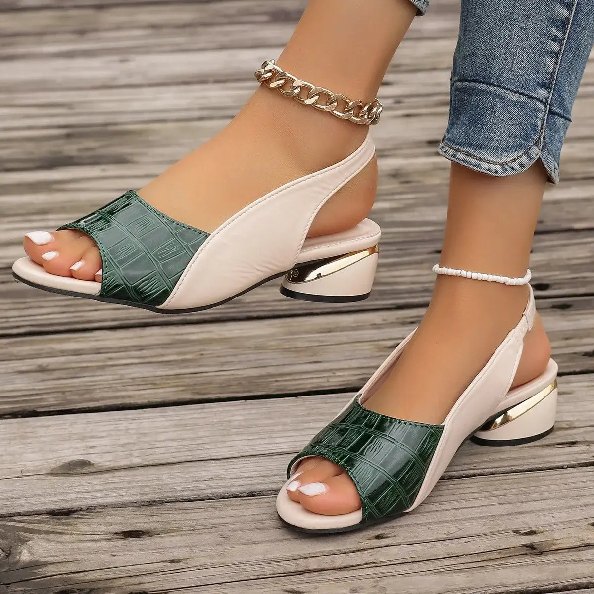 Low Heel Summer Sandals